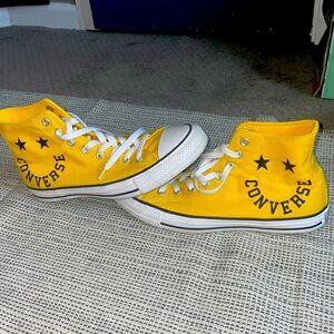 Pacsun Yellow Converse, Size 9M